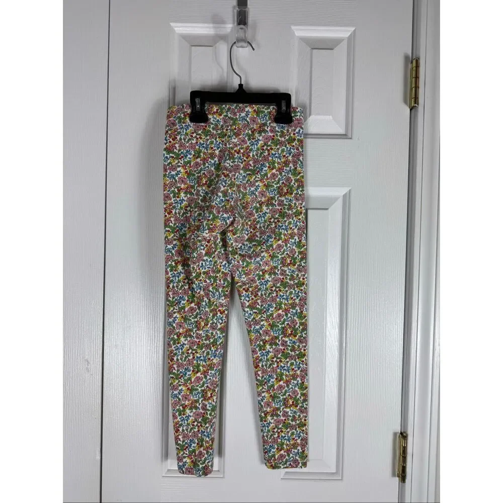 Boden Girls Floral Leggings Size 8-9y